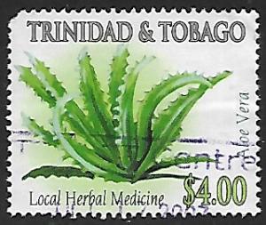 Trinidad and Tobago # 755 - Aloe Vera - used.....{KBl13}