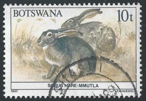 Botswana #411 10t Wildlife Conservation - Scrub Hare