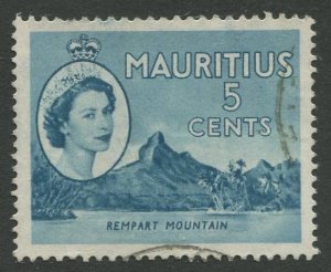 STAMP STATION PERTH Mauritius #254 QEII Definitive Issue FU 1953-1954