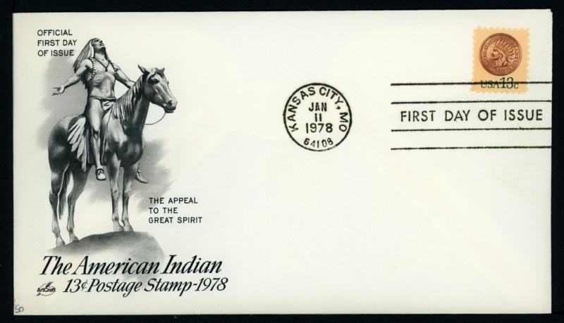 US 1734 FDC : : ArtCraft Cachet