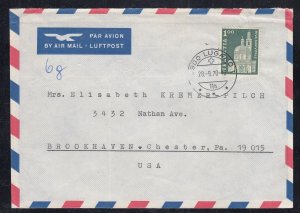 Switzerland - Sep 28, 1970 Airmail Cover to States