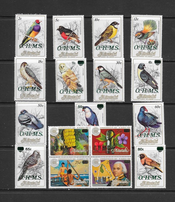 BIRDS - AITUTAKI #O17-33   MNH