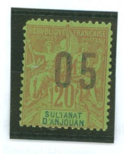 Anjouan #23b Unused Single