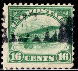 US Stamp #C2 15c Green Jenny USED SCV $30