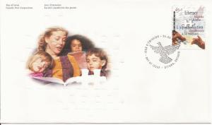 1996 Canada FDC Sc B13 - Canadian Literacy - Literacy begins at home