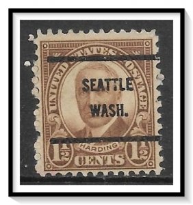 US Precancel #684-61 Seattle WA Used