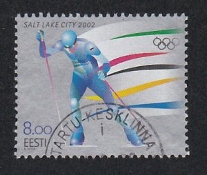 Estonia # 432, Salt Lake City Winter Olympics, Used