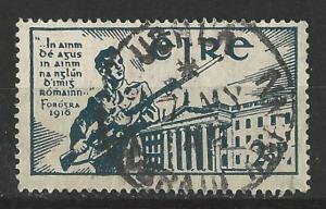 Ireland # 120 Soldier & Post Office Building    (1) VF Used