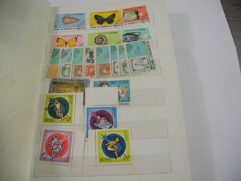 CUBA, accumulation of Stamps in a stock book