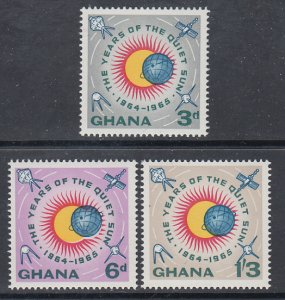 Ghana 186-188 MNH VF