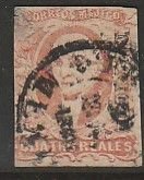 MEXICO 4, 4Reales, USED. F. (1417)