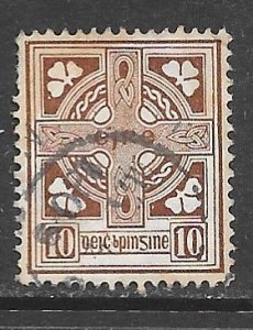 Ireland 116: 10p Celtic Cross, used, F-VF