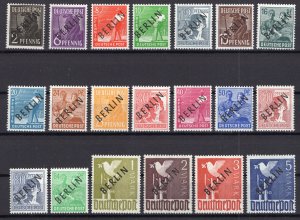 Berlin: 1948 Black Overprints Mint Set