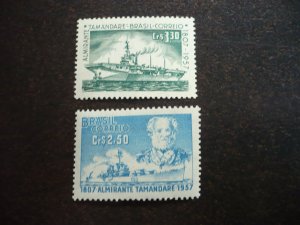 Stamps - Brazil - Scott# 856-857 - Mint Never Hinged Set of 2 Stamps