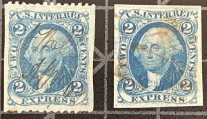 US Stamps - R9A & B - SCV $50.00