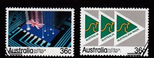 Australia # 1009-1010, Australia Day, Used, 1/2 Cat,