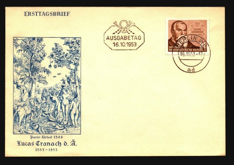 Germany DDR - 3 1953 Cacheted FDC - Z16009