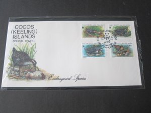 Cocos Island Sc 262a-d 1992 FDC