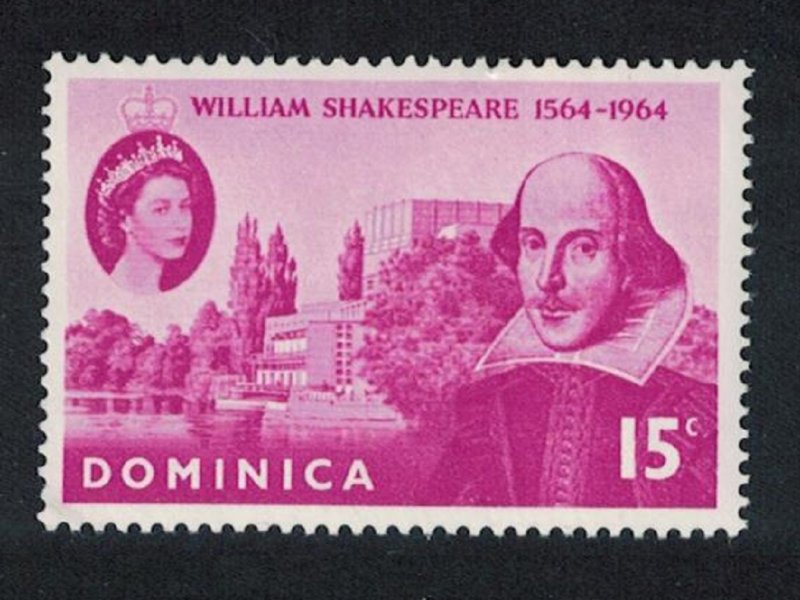 Dominica 400th Birth Anniversary of Shakespeare SG#182