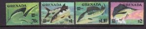 Grenada-Sc#1507//1512-unused NH half set-Fish-1987-