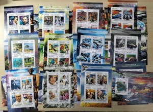 Opt004 2016 Mozambique Birds Art Paintings War Humanists 12Kb+12Bl Mnh Stamps