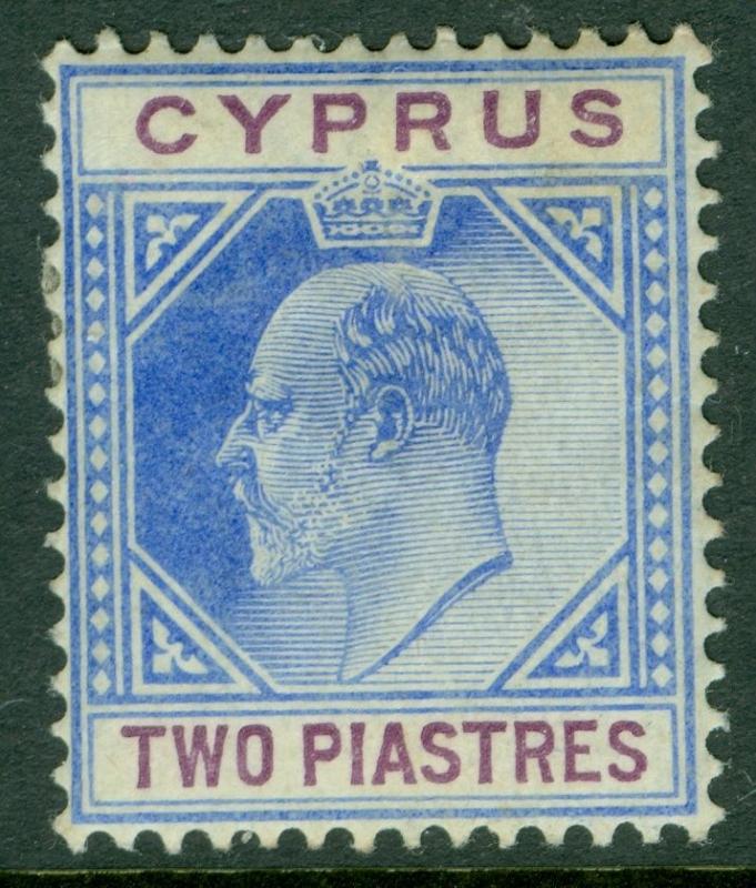 CYPRUS : 1902-04. Stanley Gibbons #53 Very Fine, Mint OGH. Catalog £85.00.