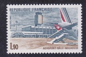 France 1824 MNH 1982 Bale-Mulhouse Airport Opening Issue