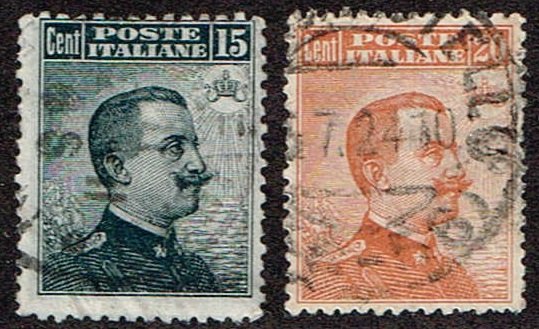 Italy # 111 - 112 Used