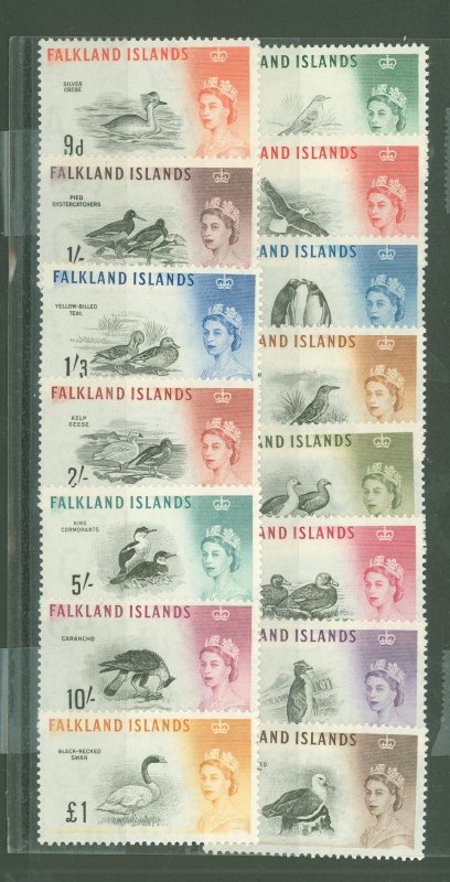 Falkland Islands #128a-142  Single (Complete Set)