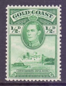 Gold Coast Scott 115 - SG120, 1938 George VI 1/2d Perf 12 MH*