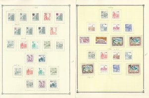 Yugoslavia Stamp Collection on 25 Scott International Pages, 1980-2002, JFZ