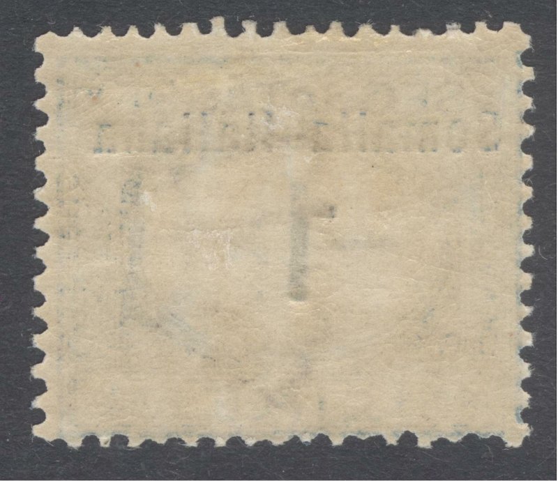 Somalia 1926 1L Blue & Black Post Due Scott J38 SG D83 LMM/MLH Cat $60