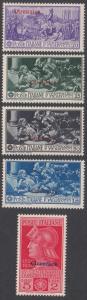 Cyrenaica 38-42 MNH CV $94.00