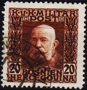 Bosnia and Herzegovona.1912 20h S.G.369 Fine Used