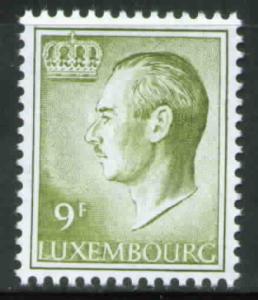 Luxembourg Scott 571 MNH** 1975-1991 Grand Duke stamp 9F