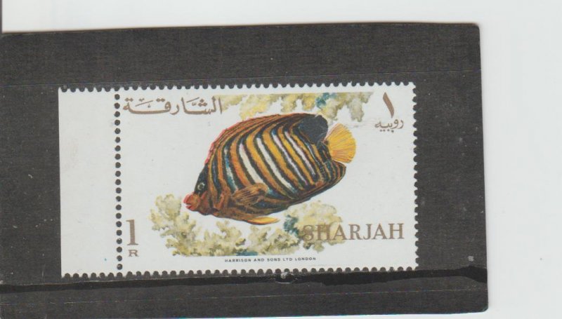 Sharjah  Scott#  156  MNH  (1966 Fish)