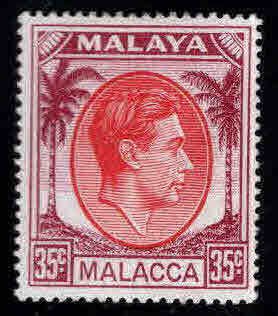 Malaya Malacca Scott 26 MH* stamp