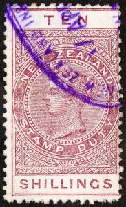 New Zealand Stamps # AR42 Used VF Scott Value $50.00