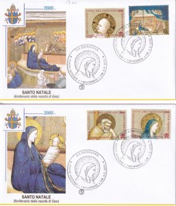 2000 - VATICAN - Scott #1168-1171 - FDC