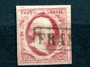 Netherlands #2 Used VF-  Lakeshore Philatelics