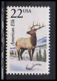 2328 22c American Elk Fine MNH W3465