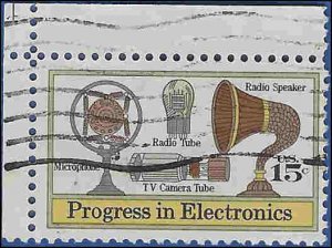 #1502 15c Progress in Electronics 1973 Used