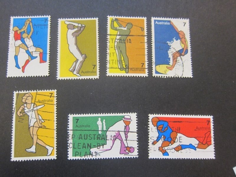 Australia 1974 Sc 590-96 set FU