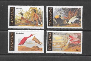 BIRDS - TANZANIA #306-09  MNH