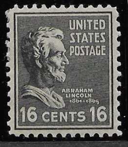 US #821 MNH  Abraham Lincoln.  Nice.