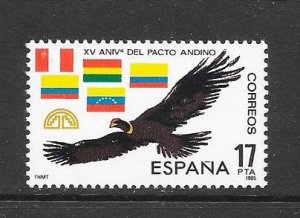 BIRDS - SPAIN #2398 MNH