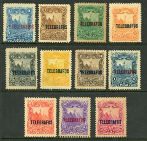 Nicaragua 1893 Seebeck Liberty Cap Telegraph Set MNH O321 ⭐⭐⭐⭐⭐⭐ 