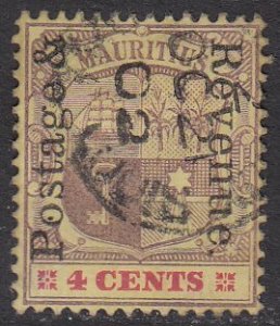 Mauritius 118 Used CV $0.30