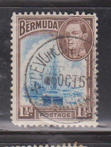 BERMUDA Scott # 119 Used - KGVI Hamilton Harbour