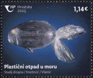 Croatia 2023 MNH Stamps Scott 1304 Fish Environment Protection
